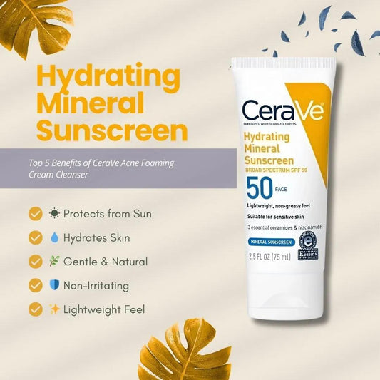 CeraVe 4-in-1 Complete Skincare Bundle – Cleanse, Hydrate, Protect & Glow