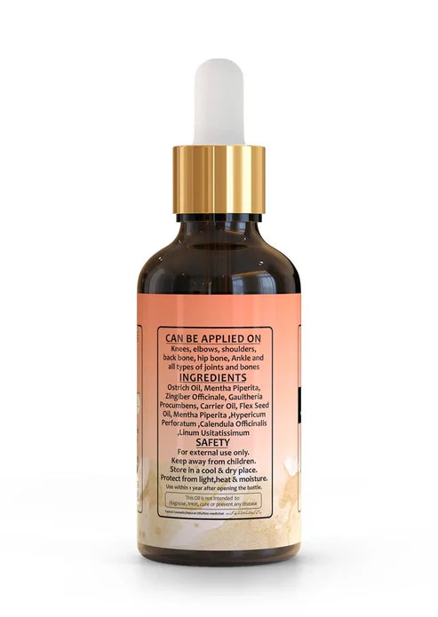 Joint On Oil for Joint Knee and Back Pain Relief Herbal Massage Oil 30ml