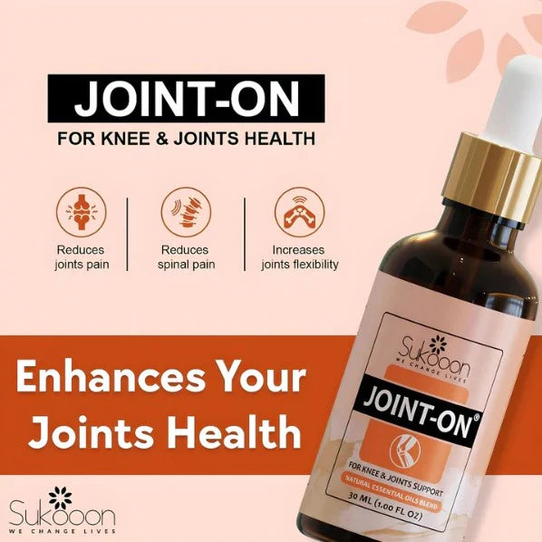Joint On Oil for Joint Knee and Back Pain Relief Herbal Massage Oil 30ml