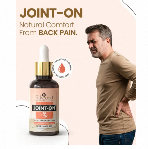 Joint On Oil for Joint Knee and Back Pain Relief Herbal Massage Oil 30ml